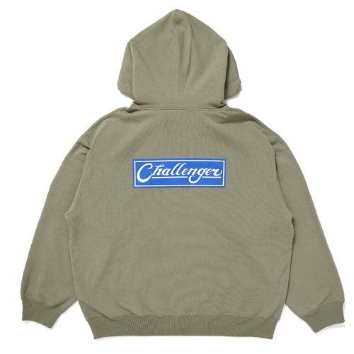 他の写真2: CHALLENGER/BAR LOGO ZIP HOODIE（KHAKI）［ジップフーディー-24秋冬］