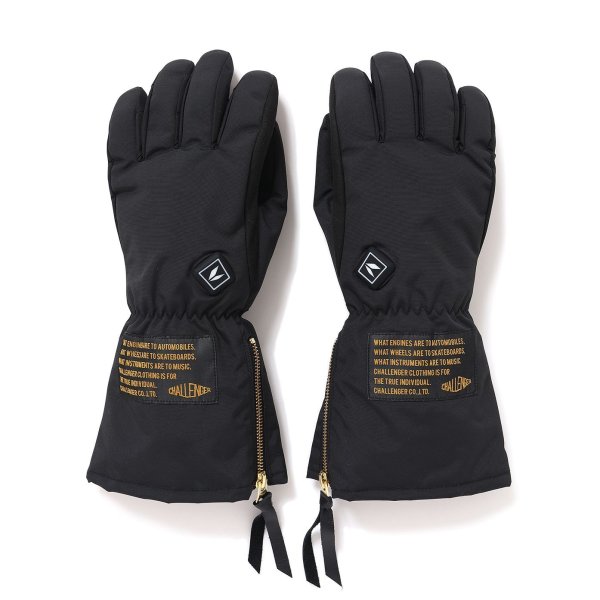 画像1: CHALLENGER/SUPERIOR HEAT GLOVE（BLACK）［ヒートグローブ-24秋冬］