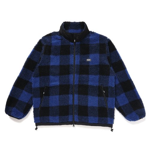 他の写真1: CHALLENGER/BUFFALO PLAID BOA JACKET（NAVY）［バッファローチェックボアJKT-24秋冬］