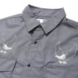 画像3: CHALLENGER/OVAL EAGLE PRINTED SHIRT（CHARCOAL GRAY）［オーバルイーグルシャツ-24秋冬］