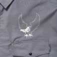 画像5: CHALLENGER/OVAL EAGLE PRINTED SHIRT（CHARCOAL GRAY）［オーバルイーグルシャツ-24秋冬］