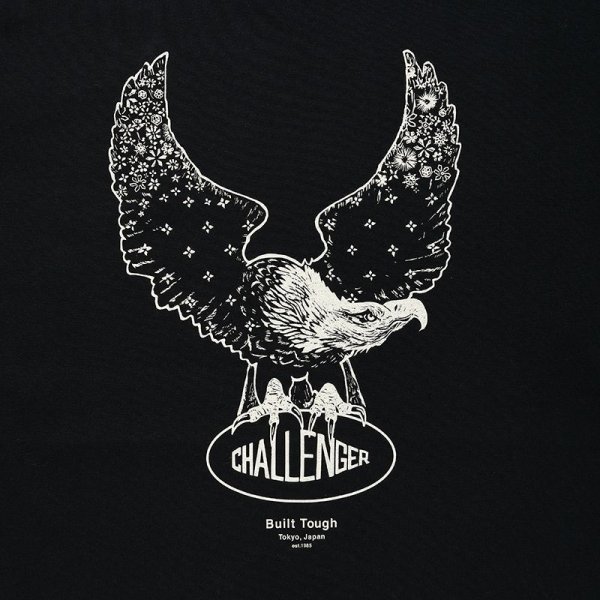 画像3: CHALLENGER/L/S OVAL EAGLE TEE（BLACK）［プリント長袖T-24秋冬］