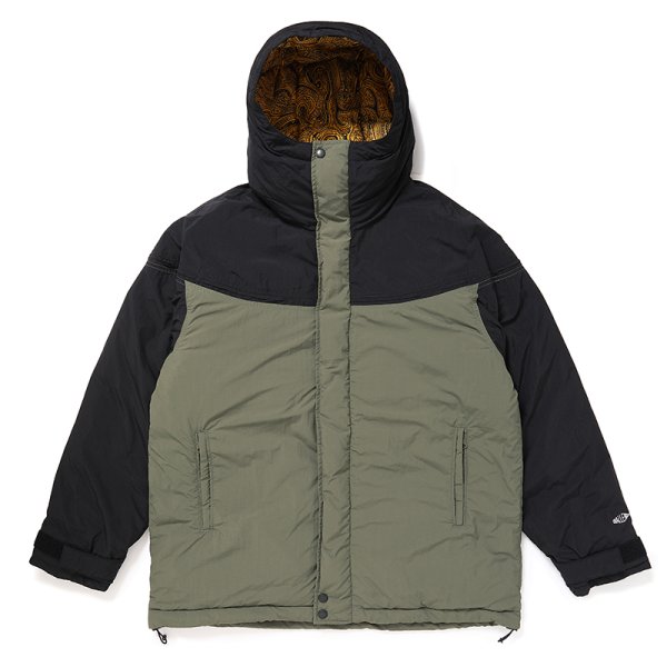 画像1: CHALLENGER/DERBY DOWN JACKET（OLIVE/BLACK）［ダービーダウンJKT-24秋冬］