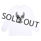 CHALLENGER/L/S OVAL EAGLE TEE（WHITE）［プリント長袖T-24秋冬］