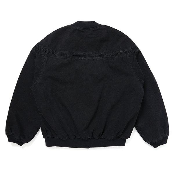 画像2: CHALLENGER/WASHED DERBY JACKET（WASHED BLACK）［ウォッシュドダービーJKT-24秋冬］