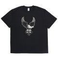 CHALLENGER/OVAL EAGLE TEE（BLACK）［プリントT-24秋冬］