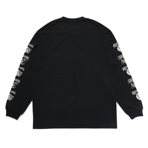 他の写真2: CHALLENGER/L/S EAGLE HEAD TEE（BLACK）［プリント長袖T-24秋冬］