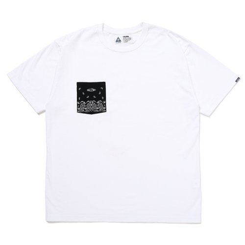 他の写真1: CHALLENGER/BANDANA POCKET TEE（WHITE）［刺繍ポケT-24秋冬］