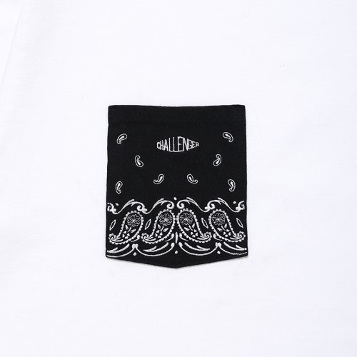 他の写真3: CHALLENGER/BANDANA POCKET TEE（WHITE）［刺繍ポケT-24秋冬］