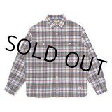 CHALLENGER/COUNTRY PLAID SHIRT（LT BLUE/ORANGE）［カントリーチェックシャツ-24秋冬］