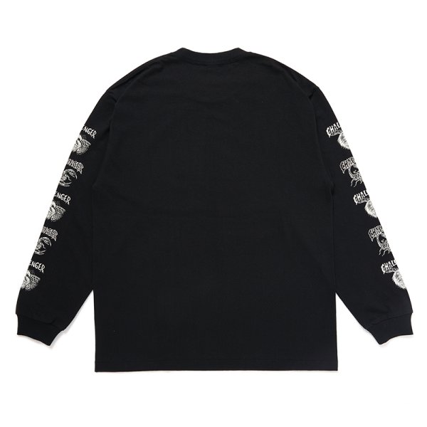 画像2: CHALLENGER/L/S EAGLE HEAD TEE（BLACK）［プリント長袖T-24秋冬］