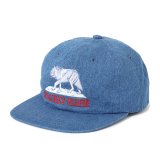 CHALLENGER/WOLF BRIGADE CAP（WASHED DENIM）［ウルフブリゲイドキャップ-24秋冬］