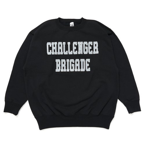 他の写真1: CHALLENGER/COLLEGE LOGO C/N SWEAT（BLACK）［クルーネックスウェット-24秋冬］