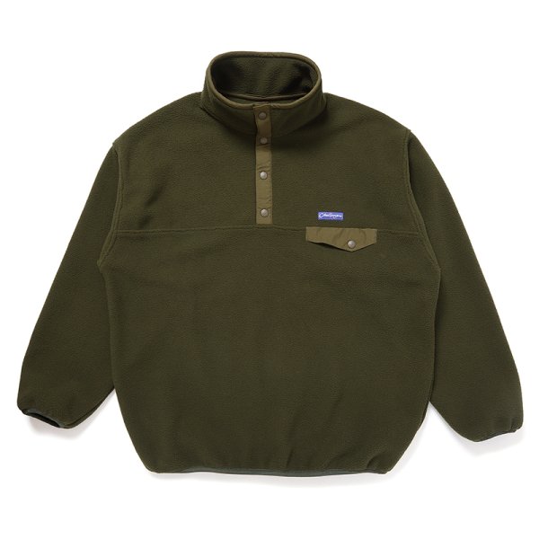 画像1: CHALLENGER/PULLOVER LOGO FLEECE（OLIVE）［プルオーバーロゴフリース-24秋冬］