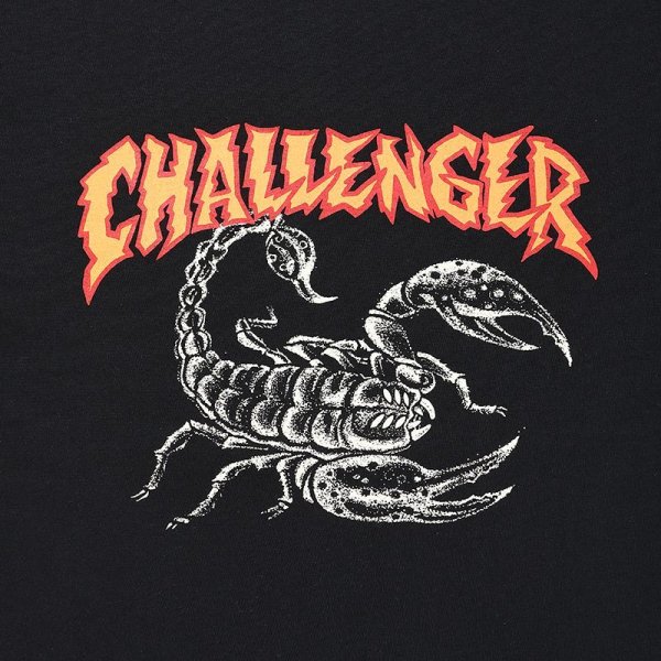 画像3: CHALLENGER/SCORPION TEE（BLACK）［プリントT-24秋冬］