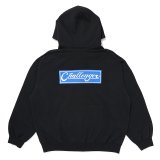 CHALLENGER/BAR LOGO ZIP HOODIE（BLACK）［ジップフーディー-24秋冬］