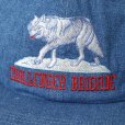 画像3: CHALLENGER/WOLF BRIGADE CAP（WASHED DENIM）［ウルフブリゲイドキャップ-24秋冬］