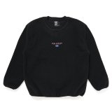 CHALLENGER/SAILOR C/N FLEECE（BLACK）［セーラークルーネックフリース-24秋冬］