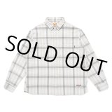 CHALLENGER/COUNTRY PLAID SHIRT（LT GRAY/CHARCOAL）［カントリーチェックシャツ-24秋冬］