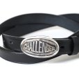 画像2: CHALLENGER/LEATHER BELT（BLACK）［レザーベルト-24秋冬］ (2)