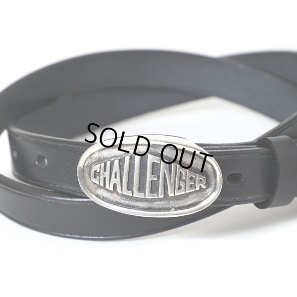 画像2: CHALLENGER/LEATHER BELT（BLACK）［レザーベルト-24秋冬］