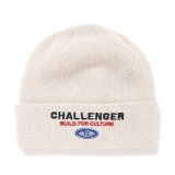 CHALLENGER/SAILOR KNIT CAP（WHITE）［セーラーニットキャップ-24秋冬］