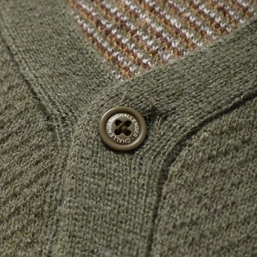 他の写真3: CHALLENGER/BIG PAISLEY CARDIGAN（OLIVE）［ビッグペイズリーカーディガン-24秋冬］