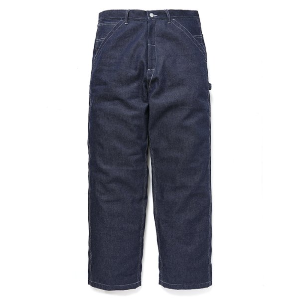 画像1: CHALLENGER/SUPERIOR PAINTER WARM PANTS（INDIGO）［ペインターウォームパンツ-24秋冬］