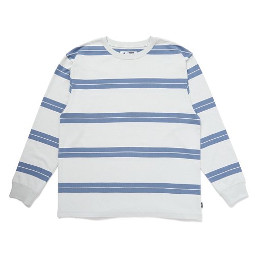 他の写真1: CHALLENGER/L/S CLASSIC BORDER TEE（IVORY/BLUE GRAY）［クラシックボーダー長袖T-24秋冬］