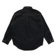 画像2: CHALLENGER/DENIM LINING SHIRT（BLACK）［デニムライニングシャツ-24秋冬］ (2)