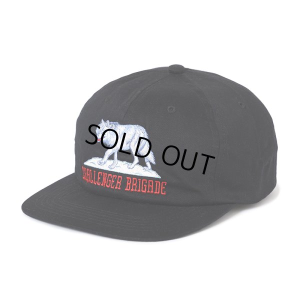 画像1: CHALLENGER/WOLF BRIGADE CAP（BLACK）［ウルフブリゲイドキャップ-24秋冬］