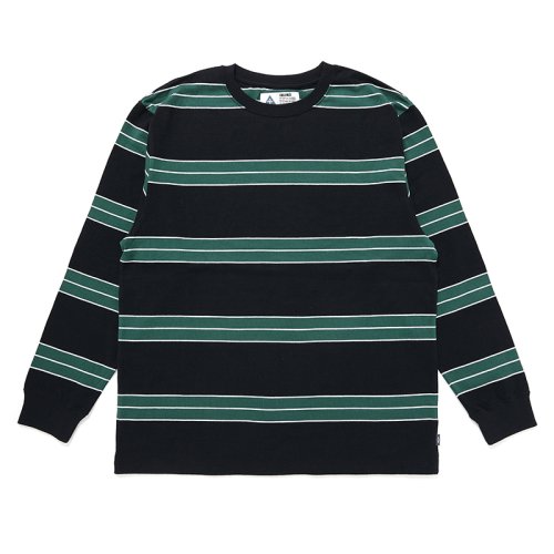 他の写真1: CHALLENGER/L/S CLASSIC BORDER TEE（BLACK/GREEN）［クラシックボーダー長袖T-24秋冬］