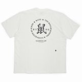 RATS/鼠 TEE（WHITE）［プリントT-24春夏］