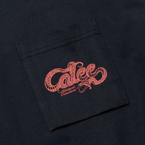 他の写真3: CALEE/× SHELTECH CL SNAKE LOGO DROP SHOULDER TEE（BLACK）［ドロップショルダーポケT-24春夏］