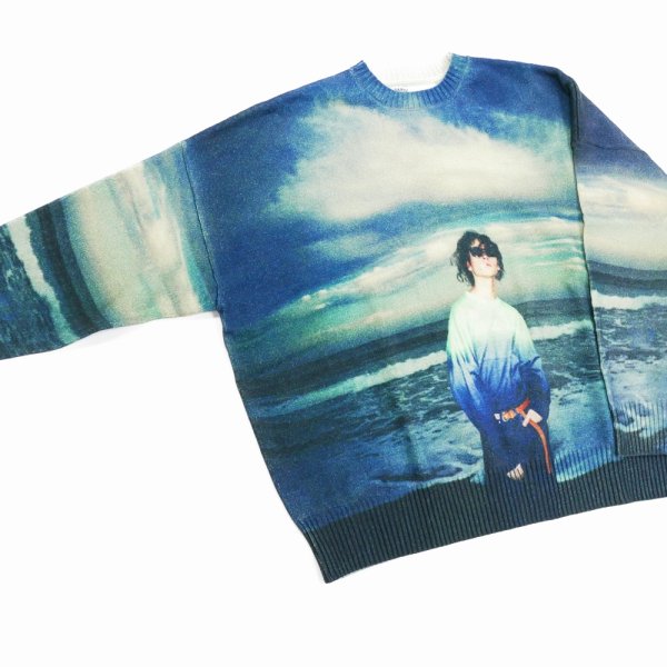 画像3: DAIRIKU/"18SS" Photo Pullover Knit（Night）［フォトコットンニット-24秋冬］