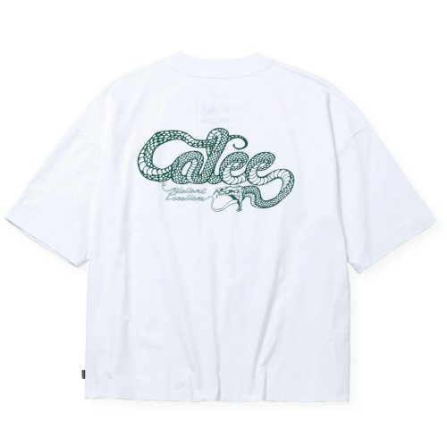 他の写真2: CALEE/× SHELTECH CL SNAKE LOGO DROP SHOULDER TEE（WHITE）［ドロップショルダーポケT-24春夏］