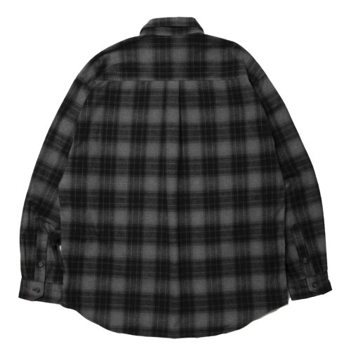 他の写真2: ROTTWEILER/R9 NEL CHECK SHIRT（BLACK）［ネルチェックシャツ-24秋冬］