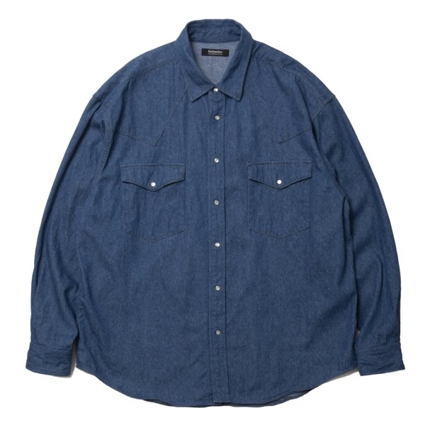 画像1: ROTTWEILER/R9 DENIM SHIRT（INDIGO）［デニムシャツ-24秋冬］