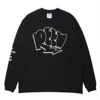 ROTTWEILER/GRAFFITI LS TEE（BLACK）［プリント長袖T-24秋冬］