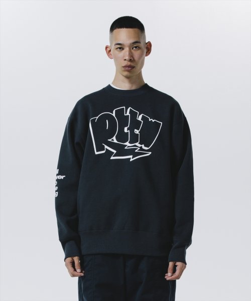 他の写真2: ROTTWEILER/GRAFFITI SWEATER（CHARCOAL）［クルーネックスウェット-24秋冬］