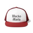 画像1: WACKO MARIA/MESH CAP（BURGUNDY/WHITE）［メッシュキャップ-24春夏］ (1)