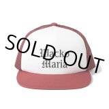 WACKO MARIA/MESH CAP（BURGUNDY/WHITE）［メッシュキャップ-24春夏］