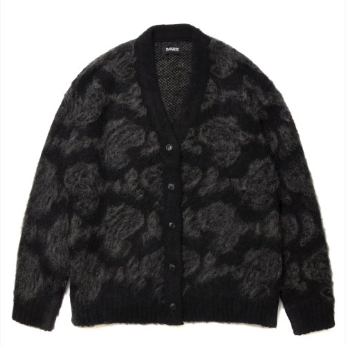 他の写真1: ROTTWEILER/R9 MOHAIR CARDIGAN（BLACK）［モヘアカーディガン-24秋冬］