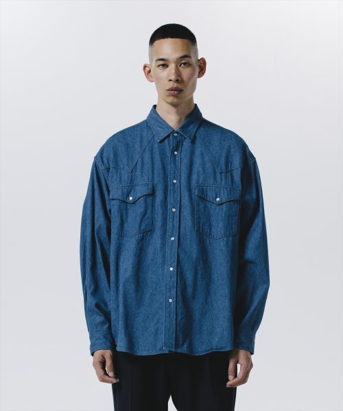 他の写真3: ROTTWEILER/R9 DENIM SHIRT（INDIGO）［デニムシャツ-24秋冬］