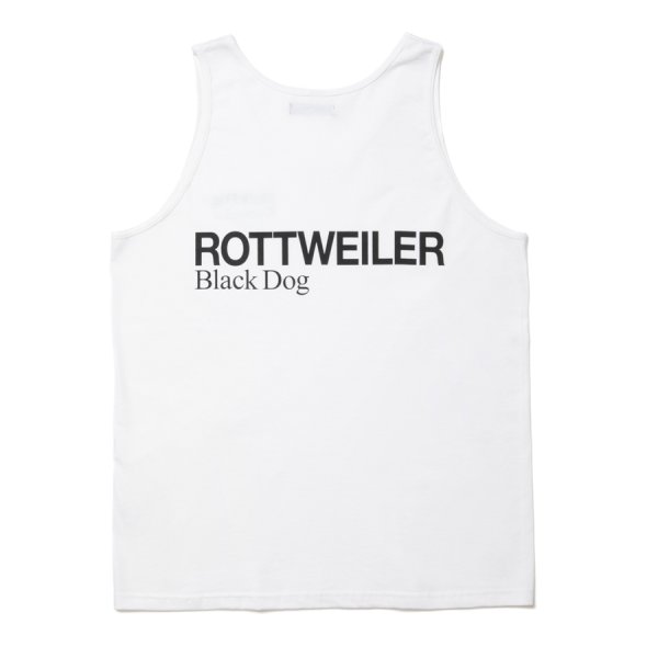 画像2: ROTTWEILER/2 LINE TANK TOP（WHITE） 【30%OFF】［タンクトップ-24春夏］