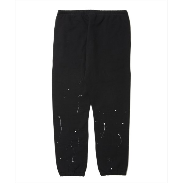 画像2: ROTTWEILER/RW PAINTED SWEAT PANTS（BLACK）［ペイント加工スウェットパンツ-24秋冬］