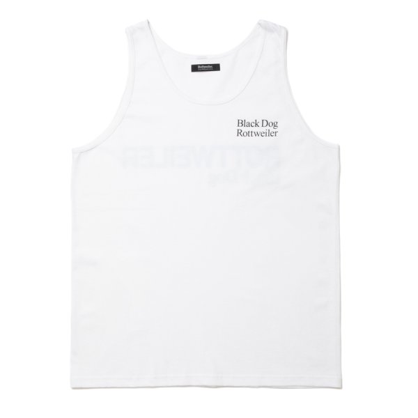 画像1: ROTTWEILER/2 LINE TANK TOP（WHITE） 【30%OFF】［タンクトップ-24春夏］