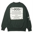 画像2: ROTTWEILER/GRAFFITI SWEATER（GREEN）［クルーネックスウェット-24秋冬］ (2)