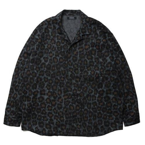 他の写真1: ROTTWEILER/R9 LEOPARD OPENCOLLAR SHIRT（GREEN）［レオパードオープンカラーシャツ-24秋冬］