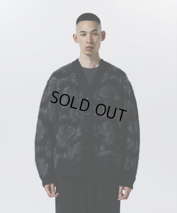 画像5: ROTTWEILER/R9 MOHAIR CARDIGAN（BLACK）［モヘアカーディガン-24秋冬］